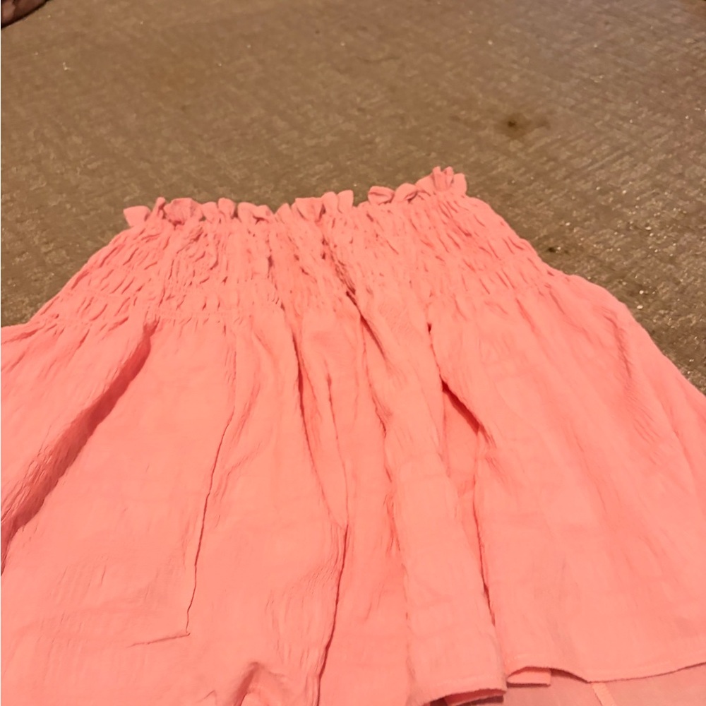 Simply Southern Coral Midi Skirt
